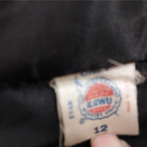 EVAN PICONE! STUNNING BLACK VELVET COLLAR, TAILORED & TAPERED JACKET! SZ 12 - Picture 12 of 13